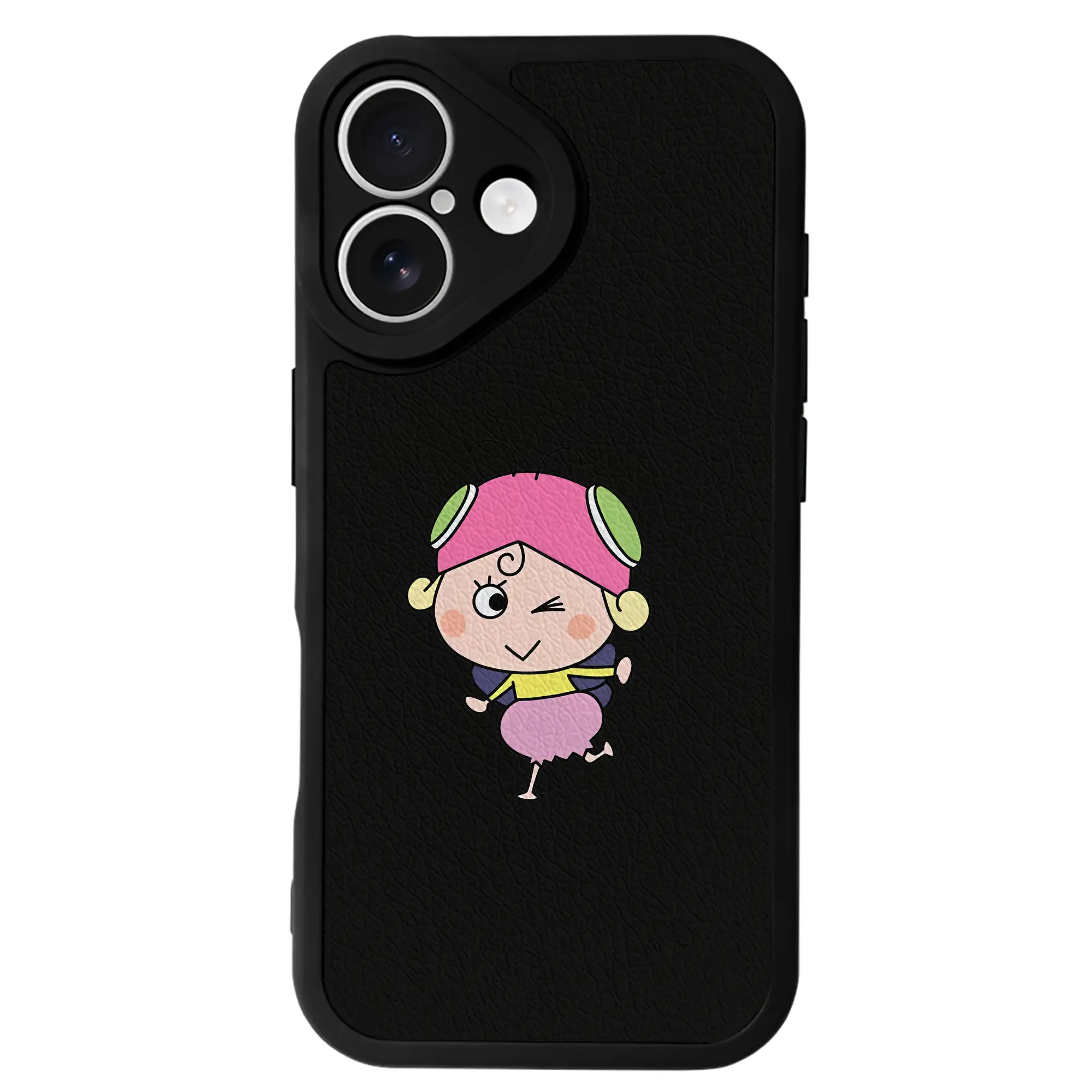 はなかっぱ グッズ,アゲルちゃん - IPhone 16シリーズ対応 ・ シリコンスマホケース ・ レザー調 ・ 高精度フィット ・ 耐衝撃 ・ ワイヤレス充電対応 ・ 精密カット